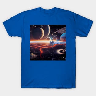 Interplanetary Spaceport T-Shirt